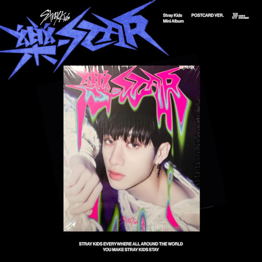 STRAY KIDS - 樂-STAR (ROCK STAR) - Postcard Version