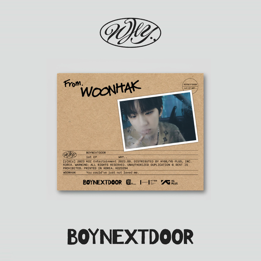 BOYNEXTDOOR - WHY.. - LETTER Version