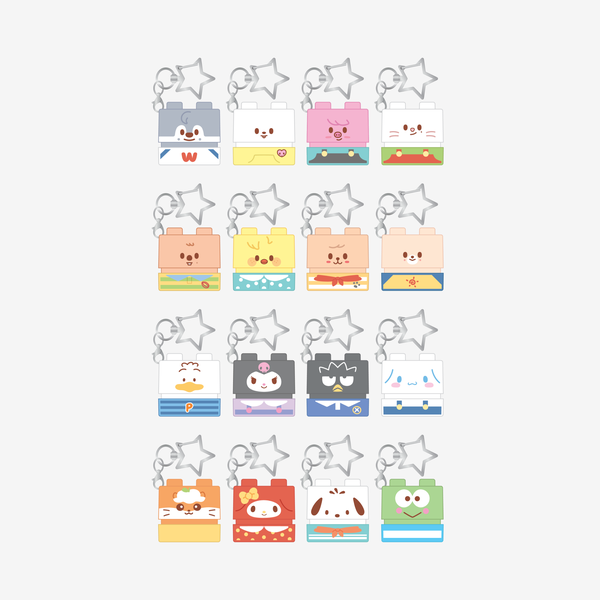 STRAY KIDS - SECRET BLOCK STAMP - SKZOO X SANRIO CHARACTERS