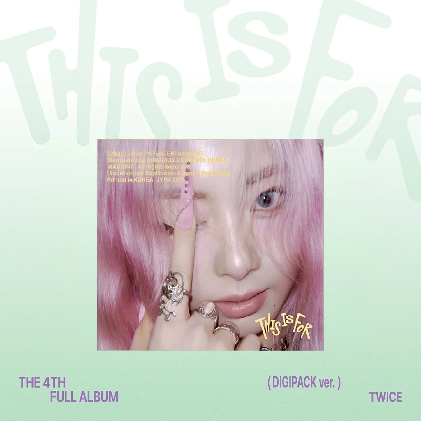 TWICE - THIS IS FOR - DIGIPACK Version