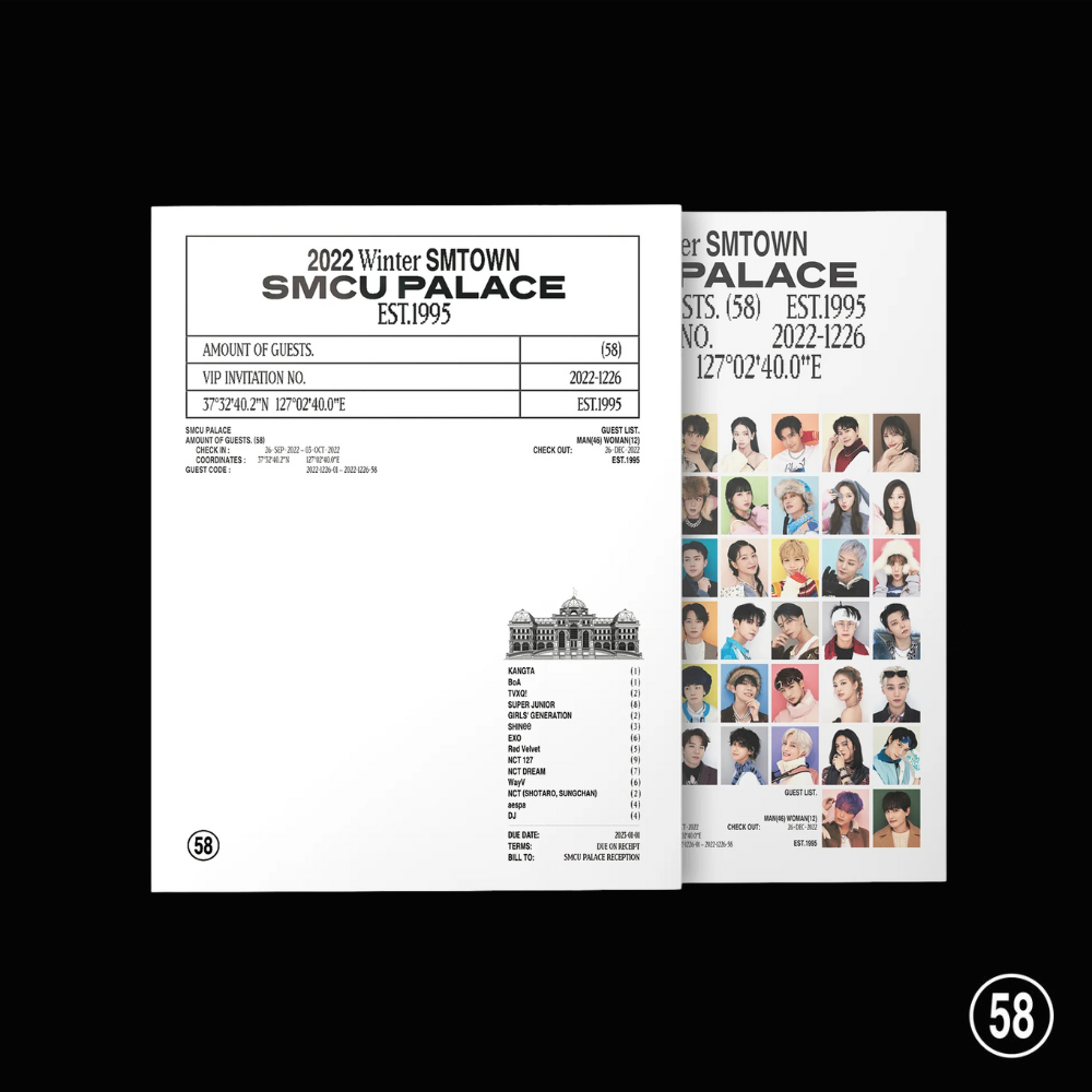 SMTOWN - 2022 WINTER SMTOWN : SMCU PALACE - PORTRAIT BOOK Version