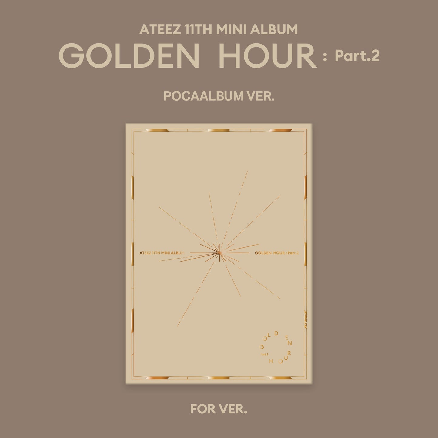 ATEEZ - GOLDEN HOUR Part.2 - POCAALBUM Version