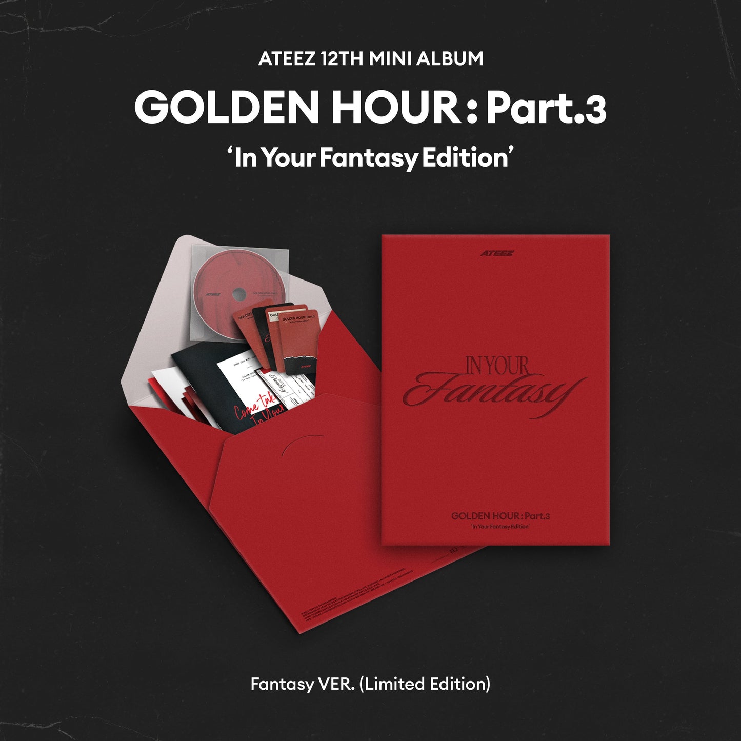 ATEEZ - GOLDEN HOUR : Part.3 'In Your Fantasy Edition' - Limited Edition