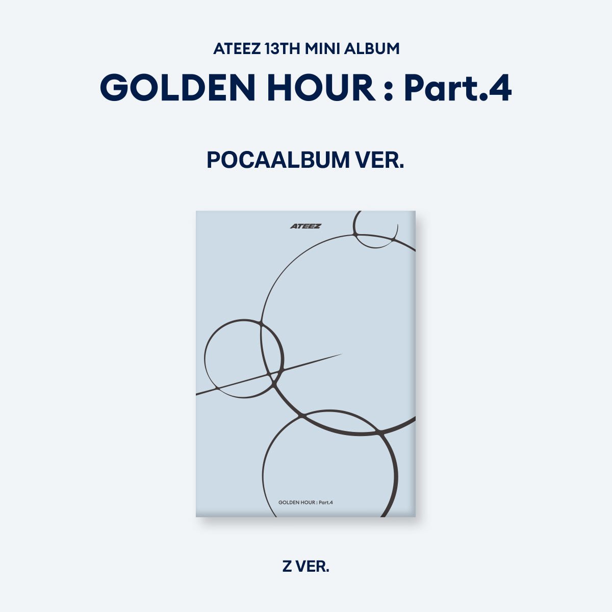 ATEEZ - GOLDEN HOUR : Part.4 - POCAALBUM Version