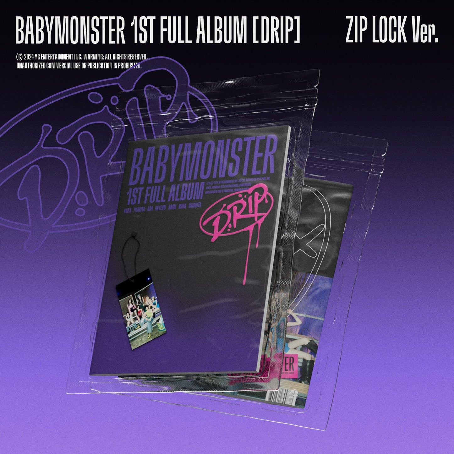 BABYMONSTER - DRIP - ZIP LOCK Version
