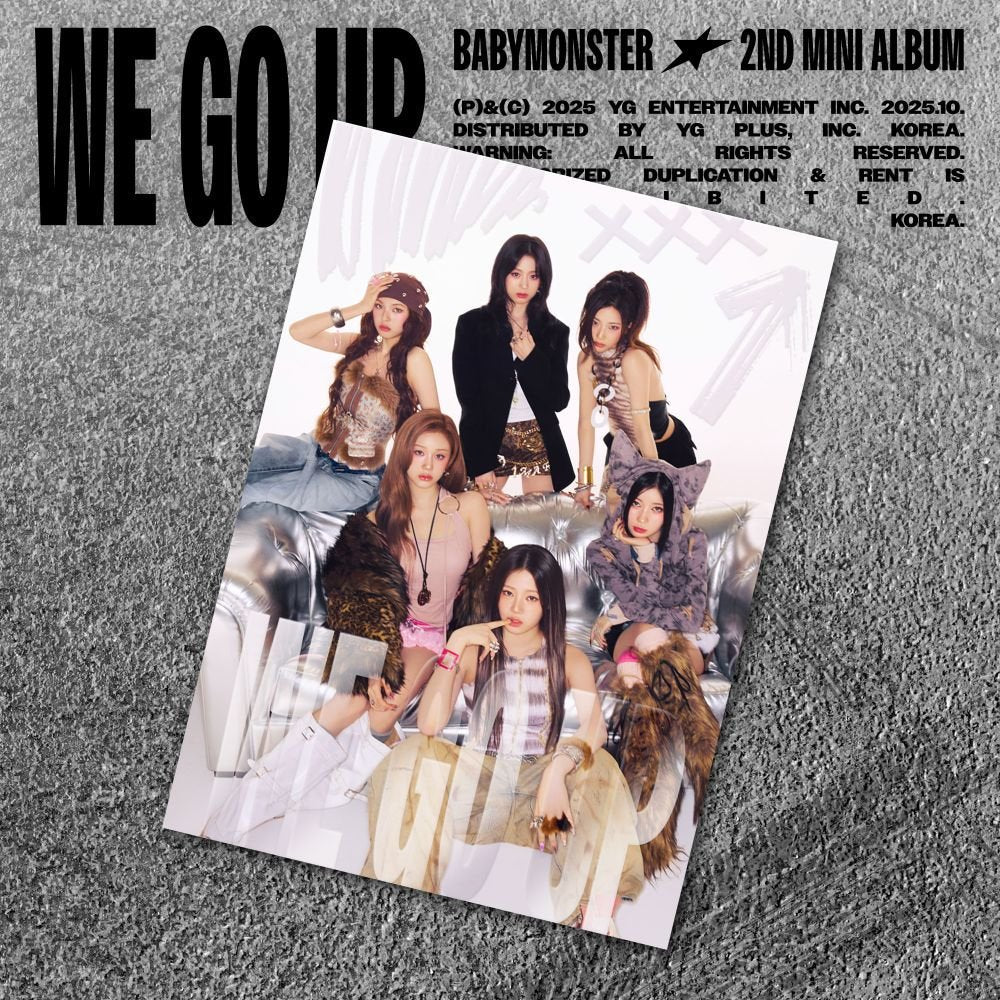 BABYMONSTER - WE GO UP - POSTCARD Version