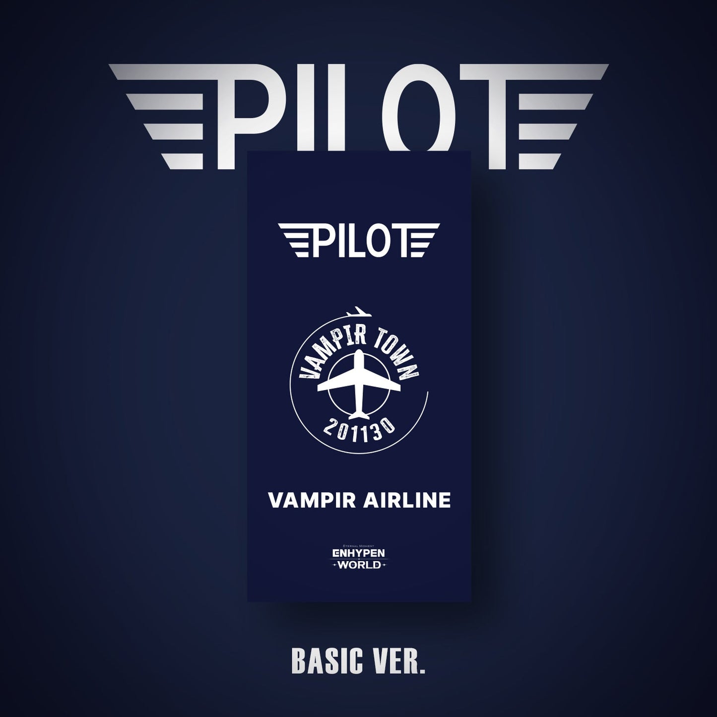 ENHYPEN - WORLD COUPON CARD COLLECTION - PILOT BASIC Version