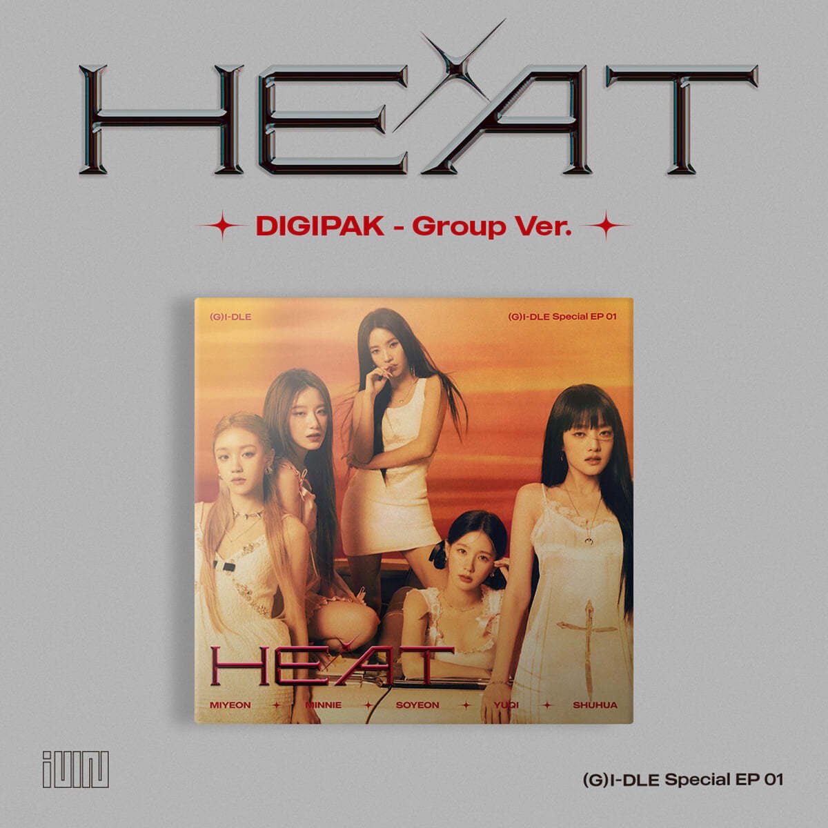 (G)I-DLE - HEAT - DIGIPAK - GROUP Version