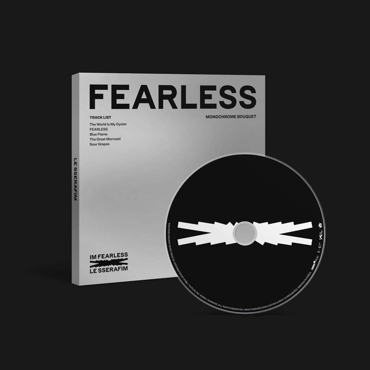 LE SSERAFIM - FEARLESS - MONOCHROME BOUQUET Version