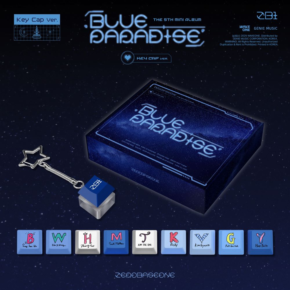 ZEROBASEONE - BLUE PARADISE - Key Cap Version