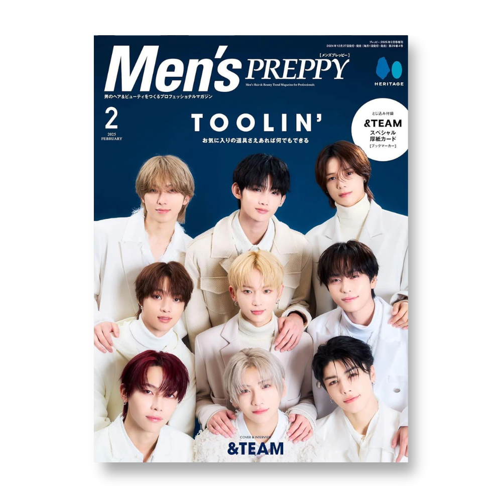 Men's PREPPY - 2025, February - Cover : &TEAM