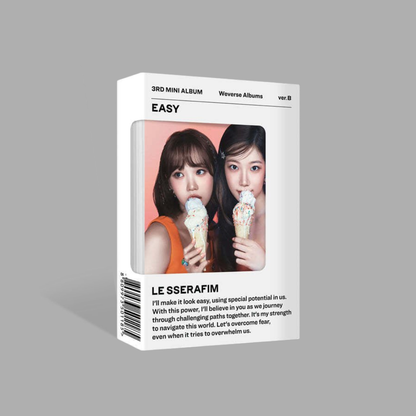 LE SSERAFIM - EASY - Weverse Album Version