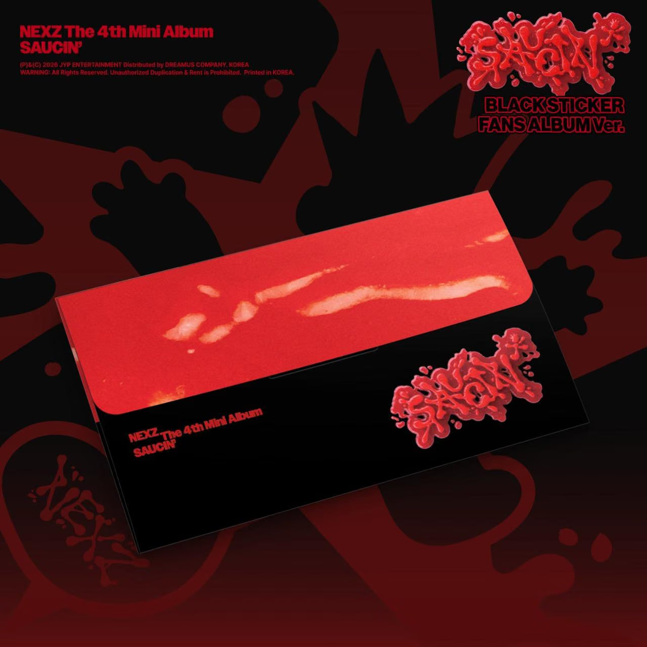 NEXZ - SAUCIN' - STICKER FANS ALBUM Version