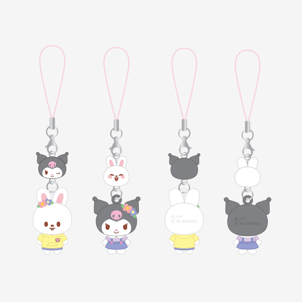 STRAY KIDS - MINI FIGURE COUPLE KEYRING - SKZOO X SANRIO CHARACTERS