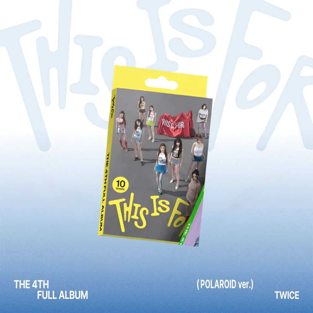 TWICE - 4. Studioalbum [THIS IS FOR] POLAROID Ver.