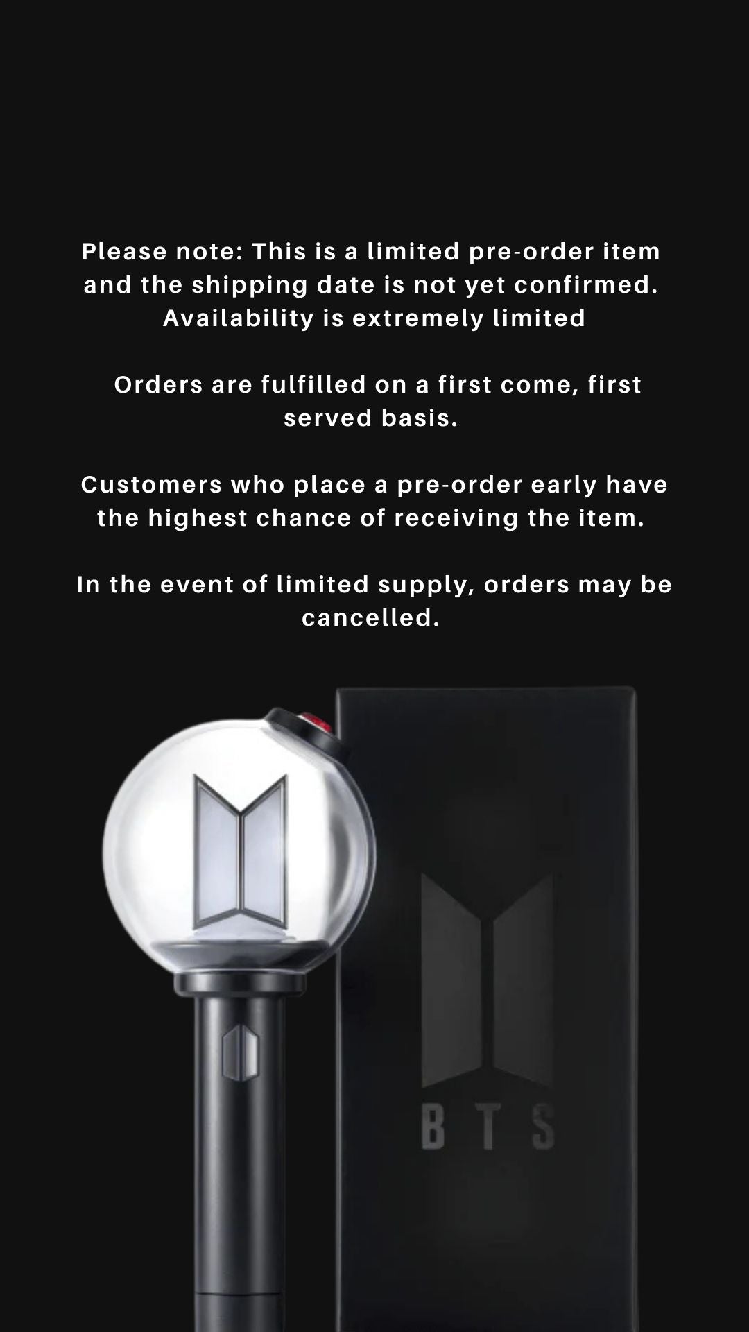 BTS - OFFICIAL LIGHT STICK - Version 4 – Dalnora