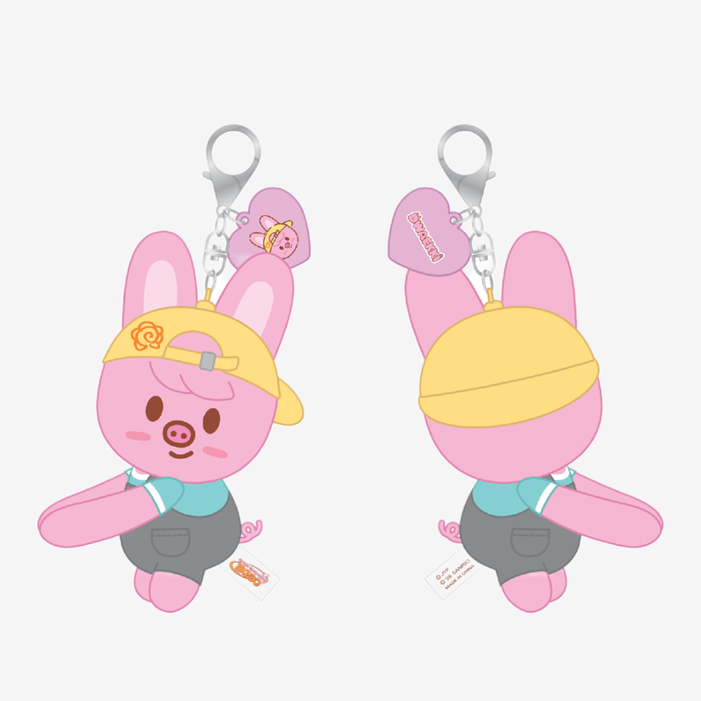STRAY KIDS - HUG PLUSH KEYRING - SKZOO X SANRIO CHARACTERS