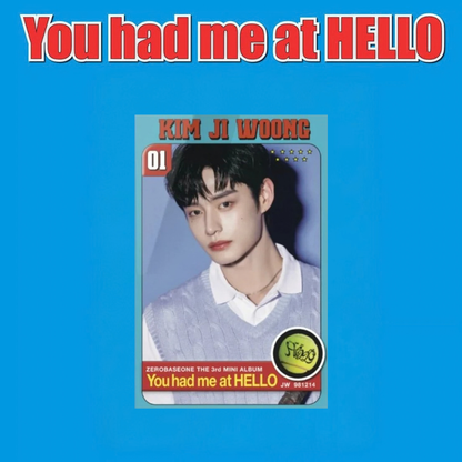 ZEROBASEONE - 3° MINI ALBUM [You had me at HELLO] ZEROSE Ver. (POCA ALBUM)