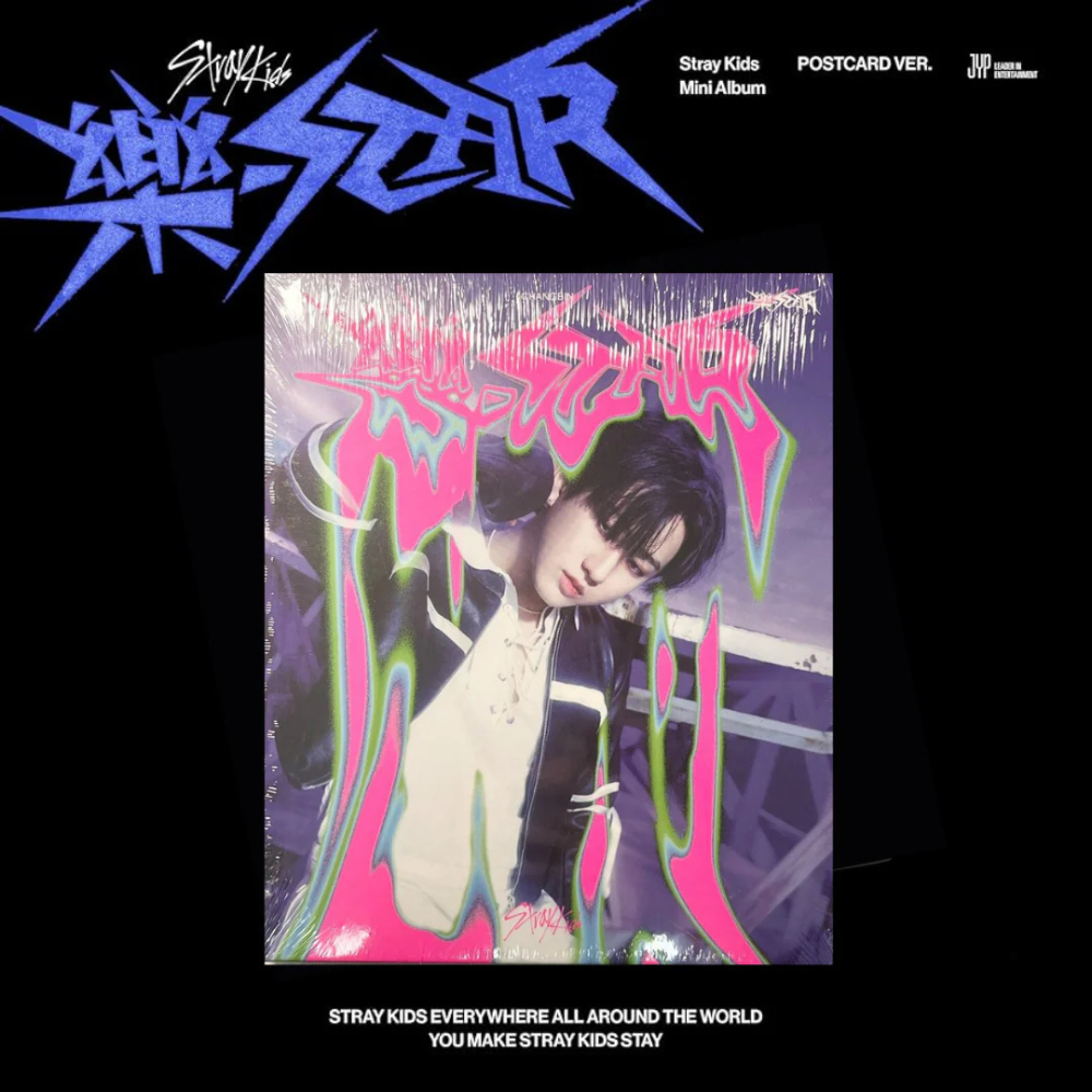 STRAY KIDS - 樂-STAR (ROCK STAR) - Postcard Version