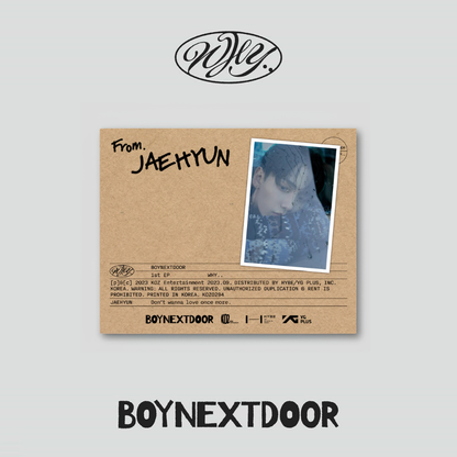 BOYNEXTDOOR - WHY.. - LETTER Version