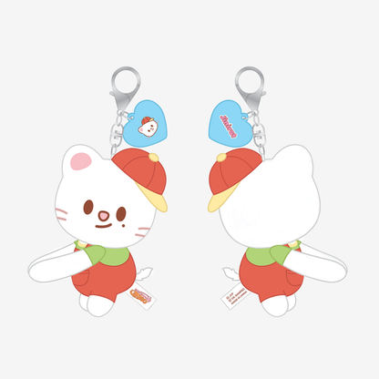 STRAY KIDS - HUG PLUSH KEYRING - SKZOO X SANRIO CHARACTERS