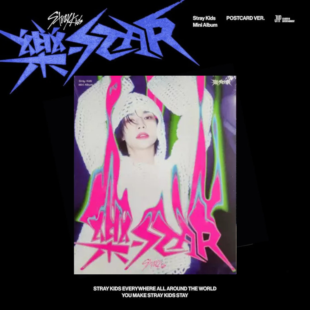 STRAY KIDS - 樂-STAR (ROCK STAR) - Postcard Version