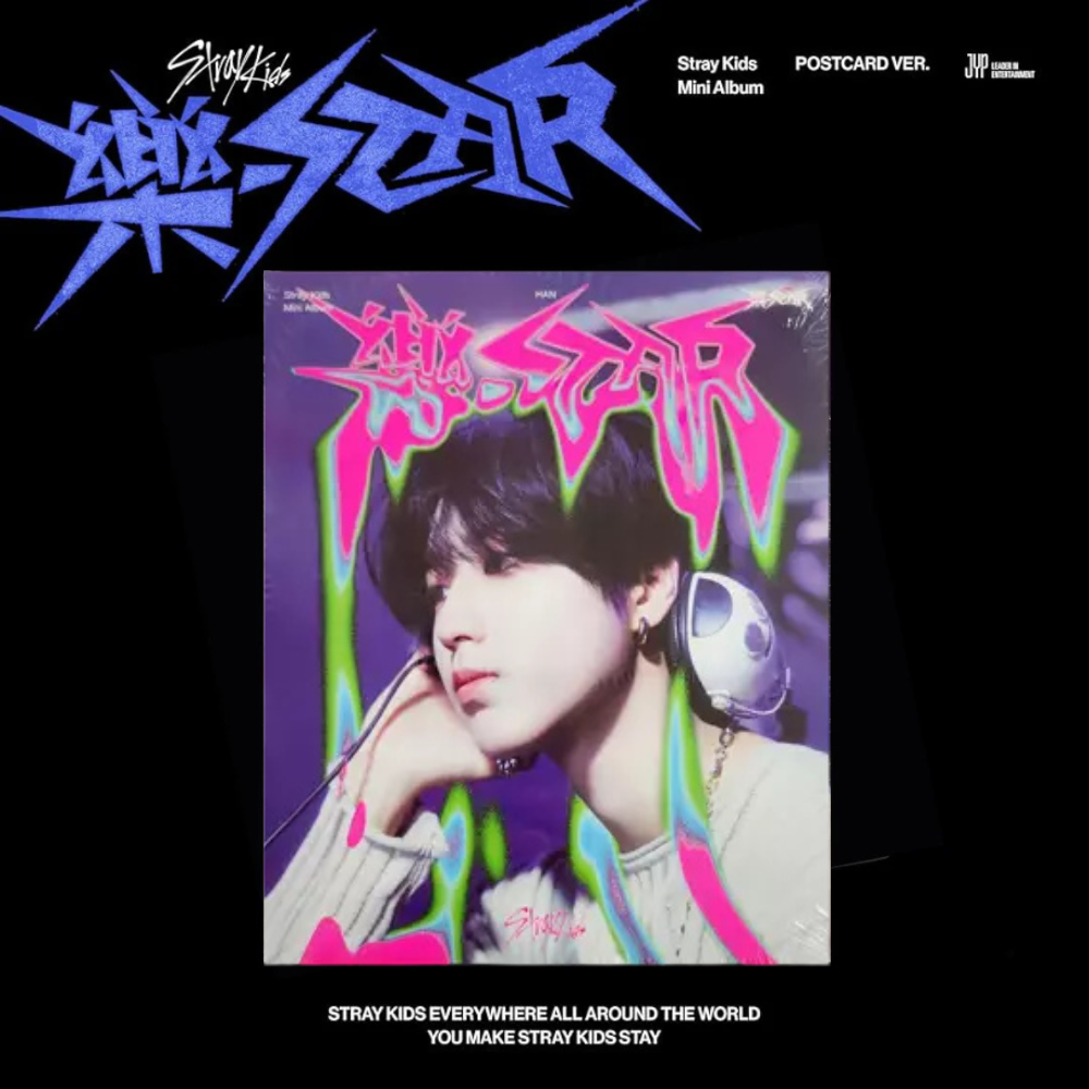 STRAY KIDS - 樂-STAR (ROCK STAR) - Postcard Version