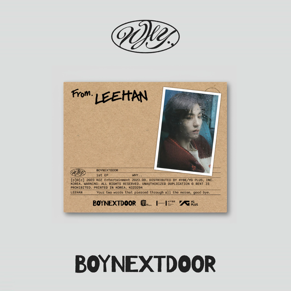 BOYNEXTDOOR - WHY.. - LETTER Version