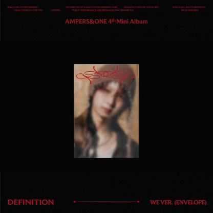 [SET] AMPERS&ONE - 4° Mini Album [DEFINITION] WE Ver.