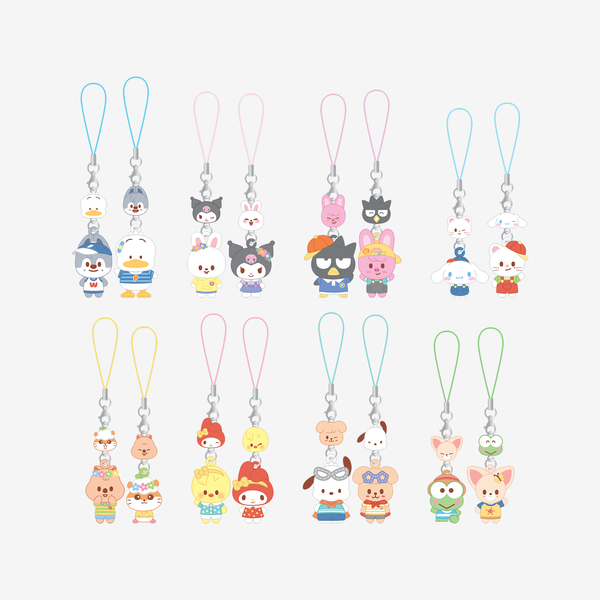 STRAY KIDS - MINI FIGURE COUPLE KEYRING - SKZOO X SANRIO CHARACTERS