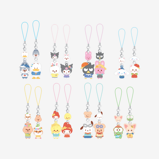 STRAY KIDS - MINI FIGURE COUPLE KEYRING - SKZOO X SANRIO CHARACTERS
