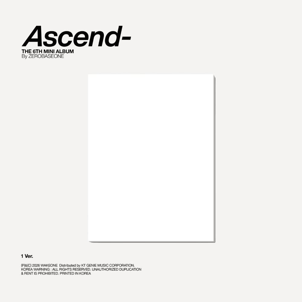 ZEROBASEONE - Ascend- - Photobook Version