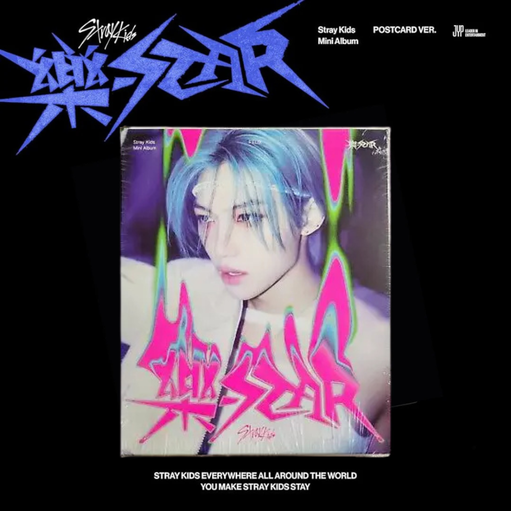 STRAY KIDS - 樂-STAR (ROCK STAR) - Postcard Version