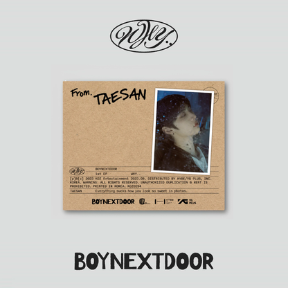 BOYNEXTDOOR - WHY.. - LETTER Version