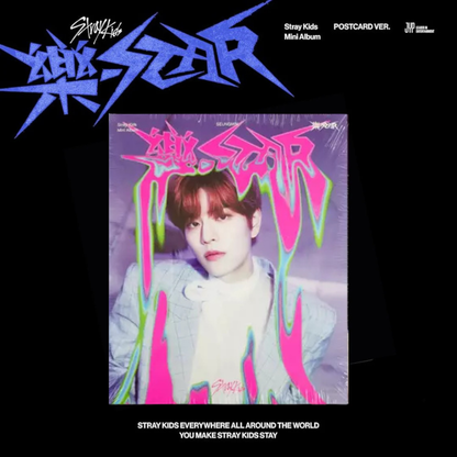 STRAY KIDS - 樂-STAR (ROCK STAR) - Postcard Version