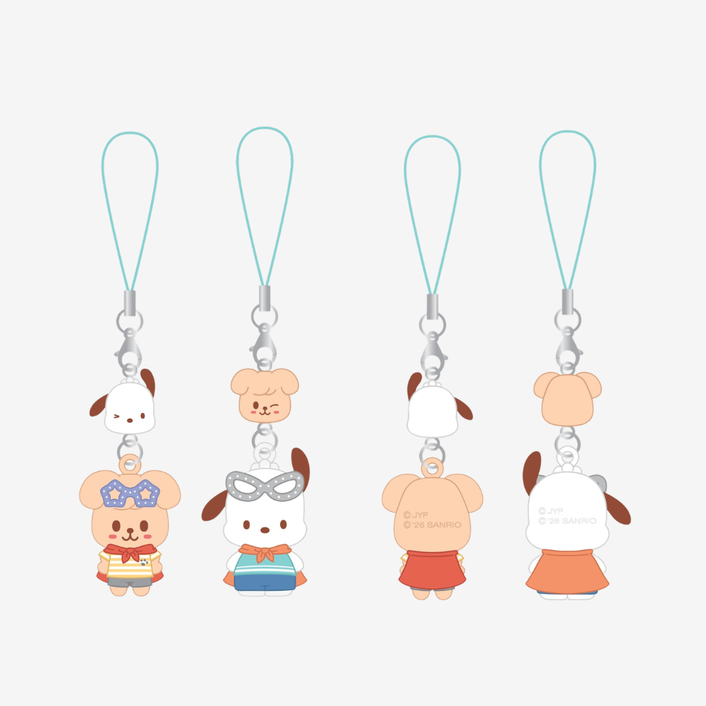 STRAY KIDS - MINI FIGURE COUPLE KEYRING - SKZOO X SANRIO CHARACTERS