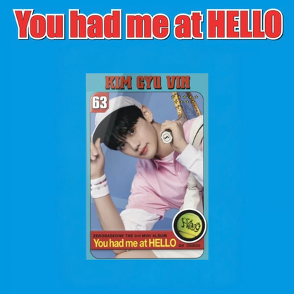 ZEROBASEONE - 3° MINI ALBUM [You had me at HELLO] ZEROSE Ver. (POCA ALBUM)