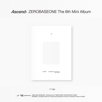 ZEROBASEONE - Ascend- - 11 Version
