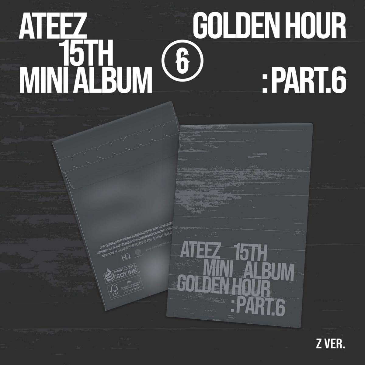 ATEEZ - GOLDEN HOUR : Part.6 - POCAALBUM
