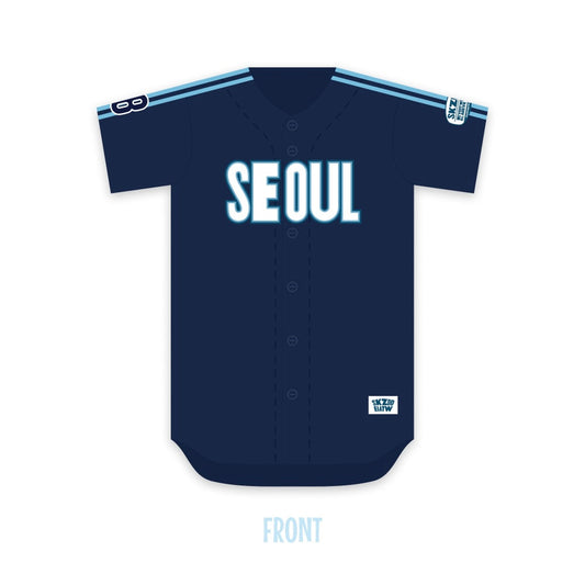 STRAY KIDS - BASEBALL JERSEY SEOUL Ver. - SKZOO EVERYWHERE ALL AROUND THE WORLD