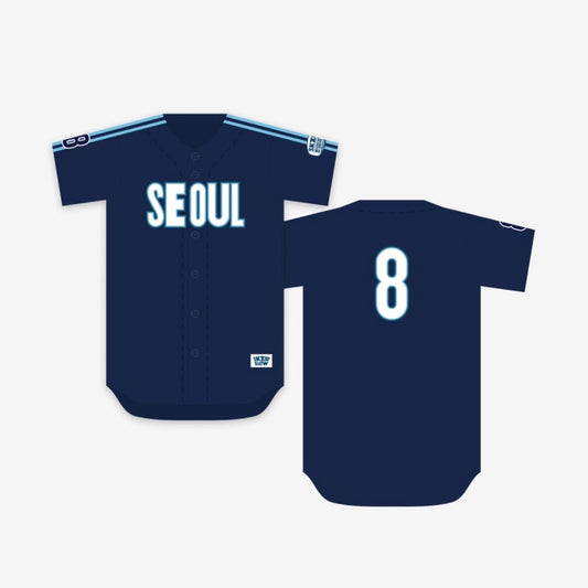 STRAY KIDS - BASEBALL JERSEY SEOUL Ver. - SKZOO EVERYWHERE ALL AROUND THE WORLD