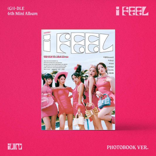 (G)I-DLE - 6° MINI ALBUM [I FEEL] Ver. FOTOLIBRO