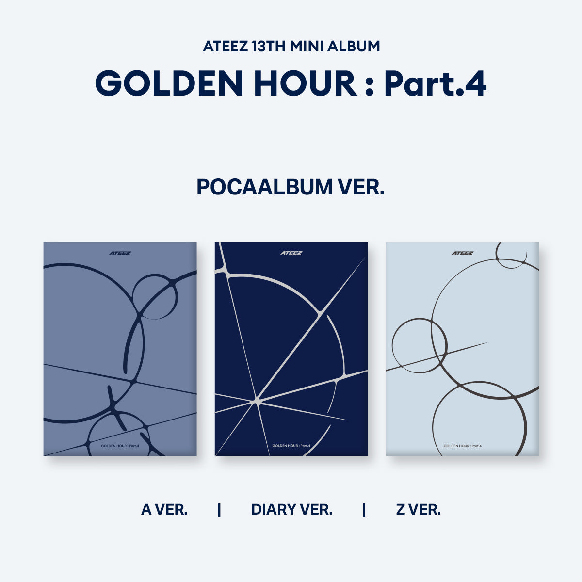 ATEEZ - GOLDEN HOUR : Part.4 - POCAALBUM Version