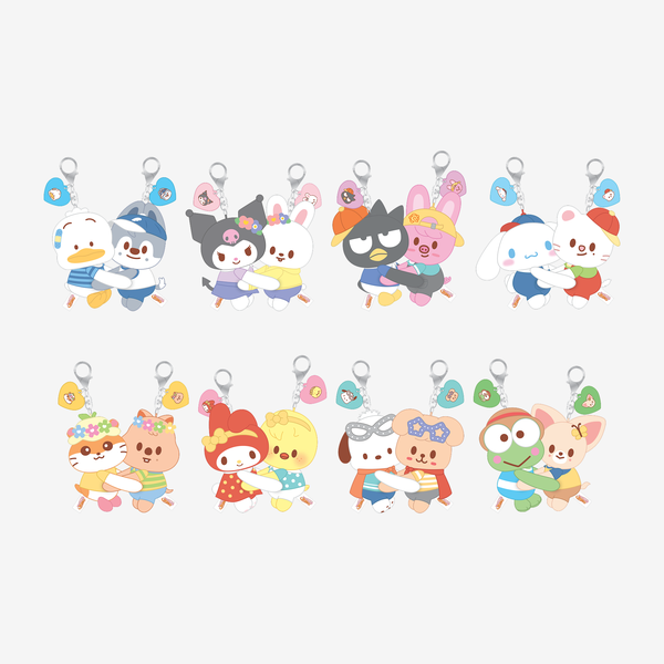 STRAY KIDS - HUG PLUSH KEYRING - SKZOO X SANRIO CHARACTERS