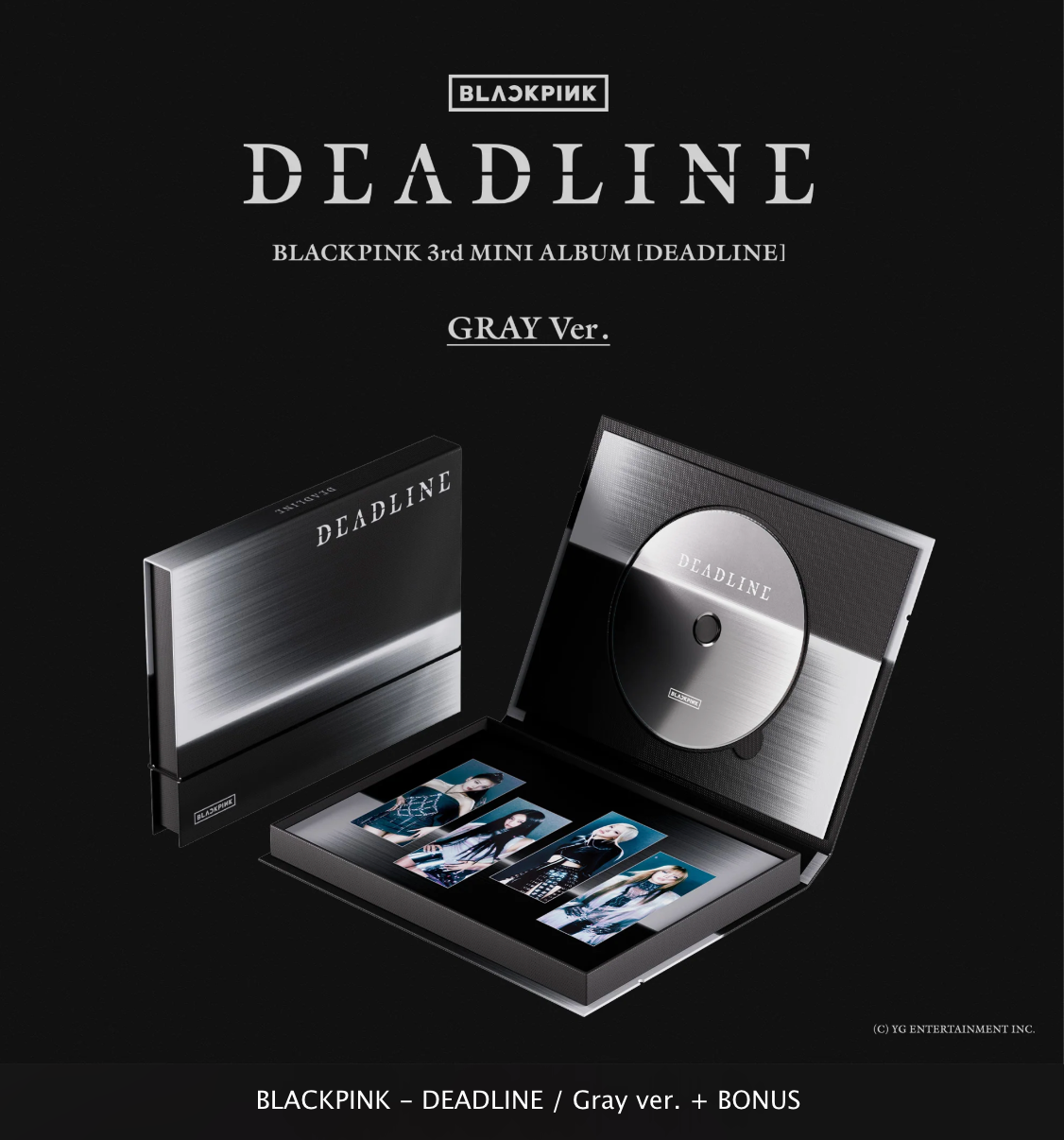 BLACKPINK - DEADLINE - GRAY Version
