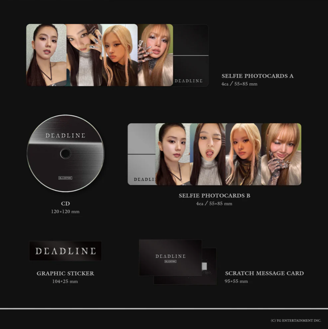 BLACKPINK - DEADLINE - GRAY Version