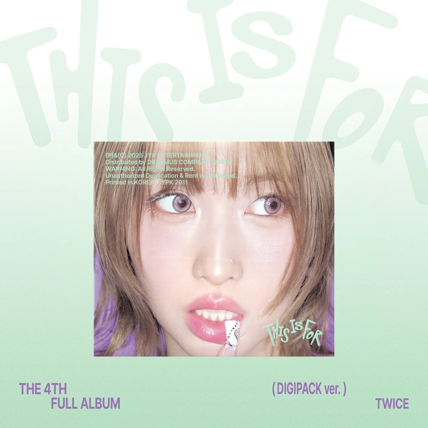 TWICE - THIS IS FOR - DIGIPACK Version