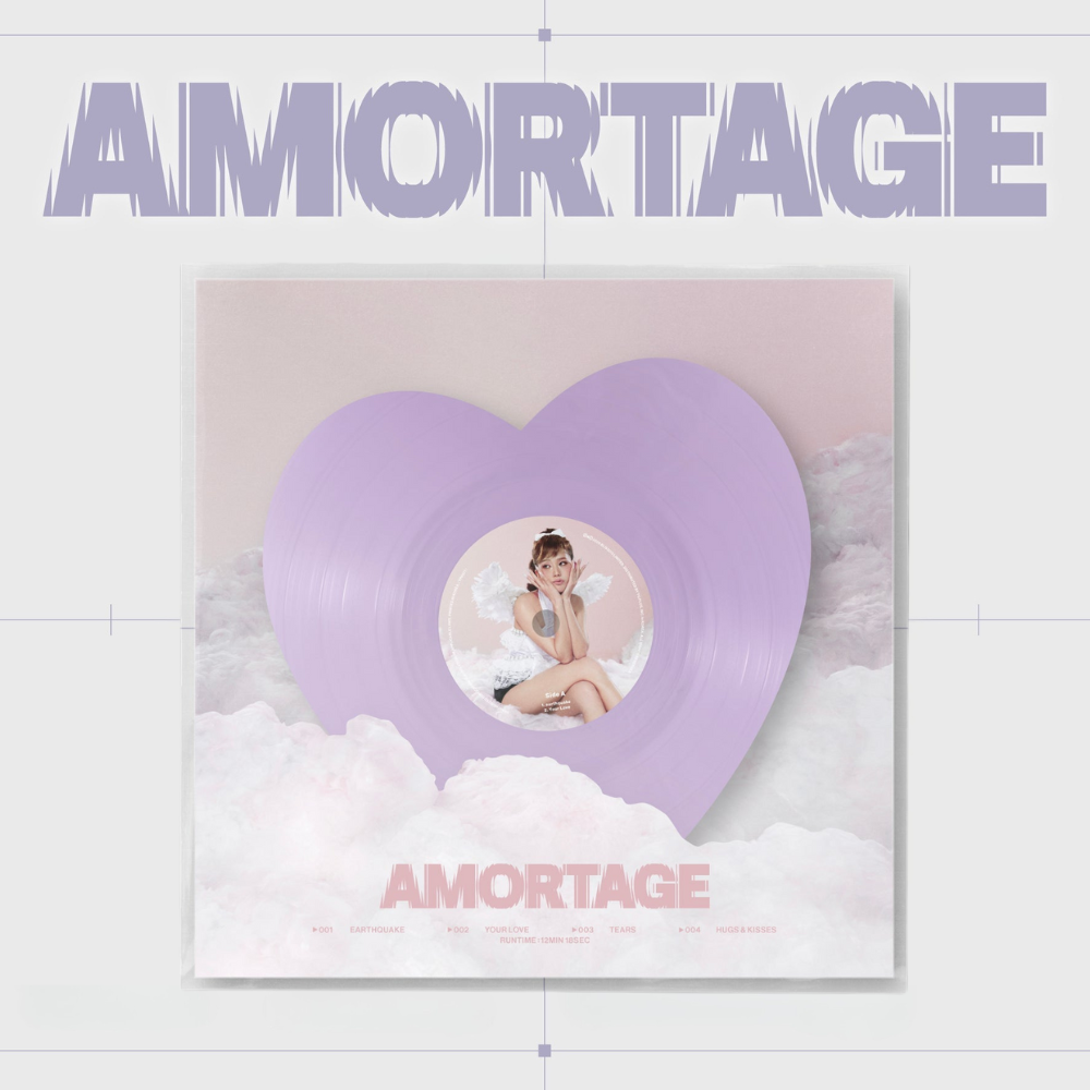 JISOO - AMORTAGE - Heart Vinyl