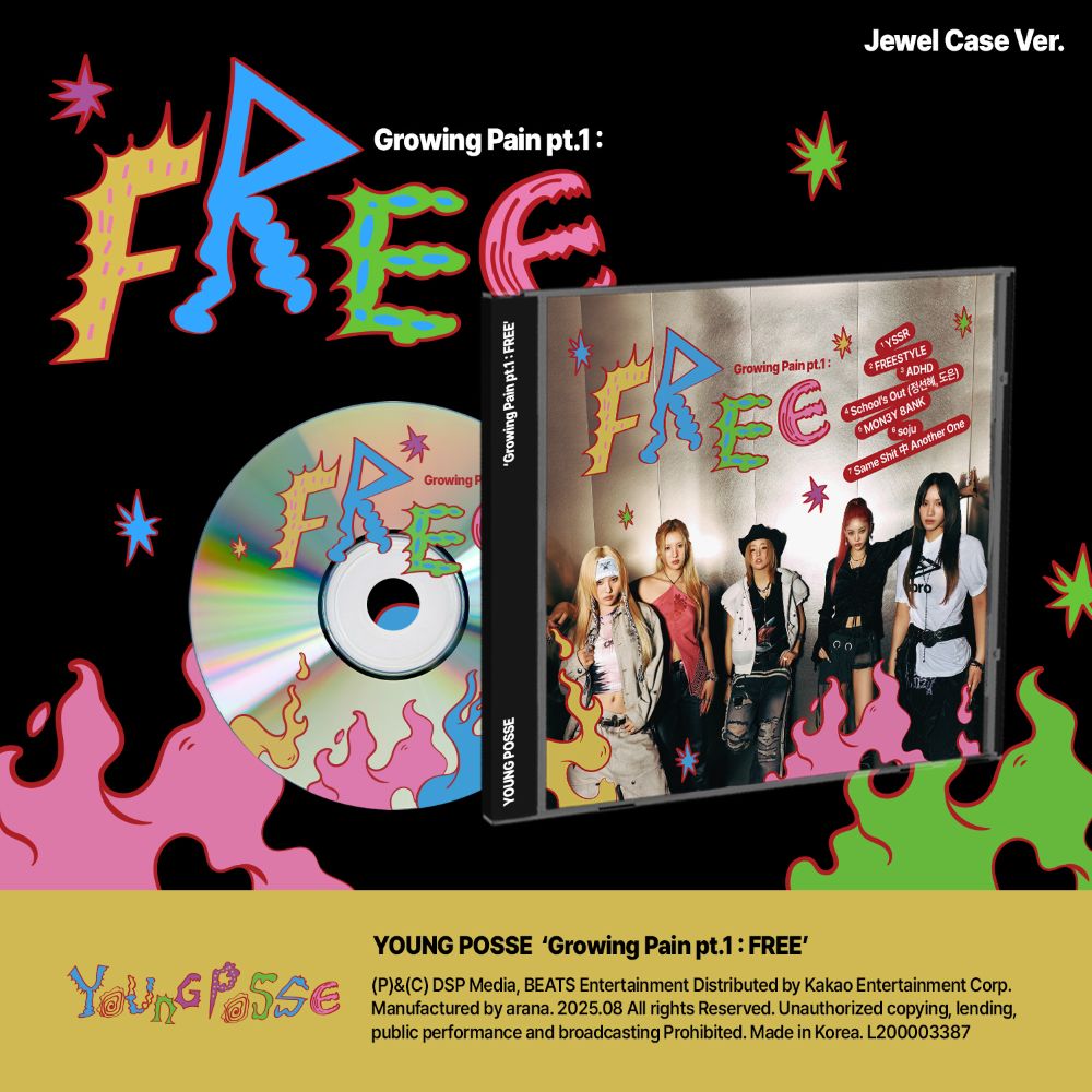 YOUNG POSSE - Growing Pain pt.1 : FREE - Jewel Case Version