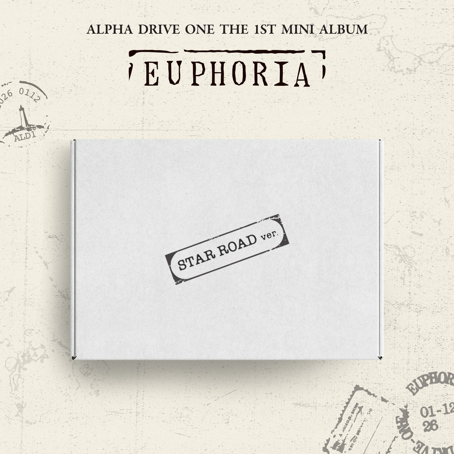 ALPHA DRIVE ONE - 1st Mini Album [EUPHORIA] STAR ROAD Ver.